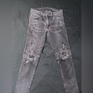 Distressed black Jeans